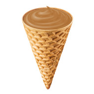 DIPPO MINI CONE- COFFEE CREAM FILLED WAFER CONE 70G/18BAGS