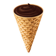DIPPO MINI CONE- HAZELNUT & COCOA CREAM FILLED WAFER CONE 70G/18BAGS