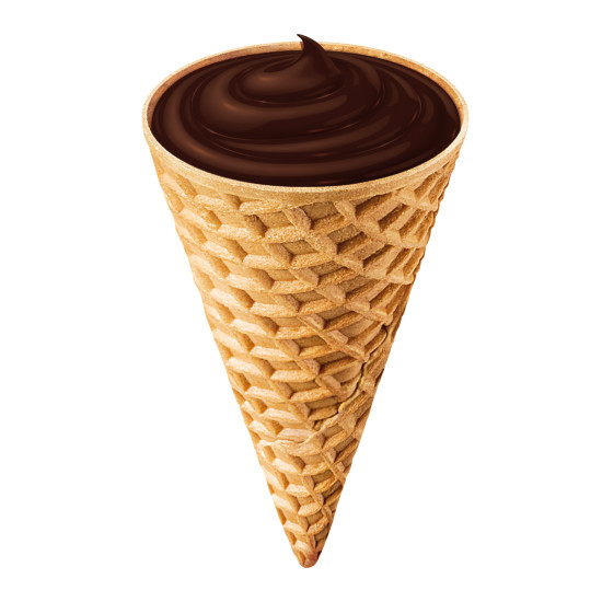 DIPPO MINI CONE- HAZELNUT & COCOA CREAM FILLED WAFER CONE 70G/18BAGS image