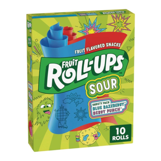 Betty Crocker Fruit Rollups Sour Flavour - 5oz Coming Soon, Candy, Candies image