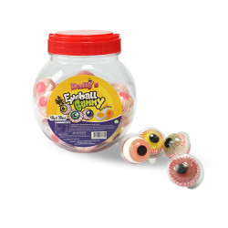 Eyeball Gummy Jars - Eyeball Shape Mango Flavoured Filling 