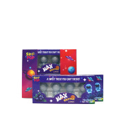Sip n POP Vegan Wax Candy Space Man Blueberry Flavour pack of 12 theatre box