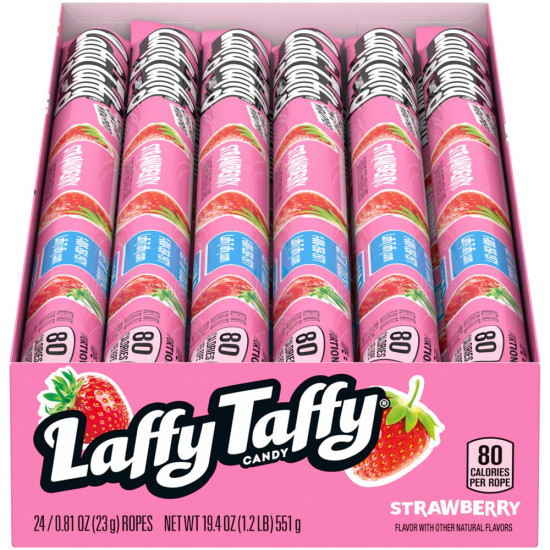 LAFFY TAFFY STRAWBERRY ROPE 0.81OZ/ 24PCS image