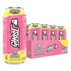 GHOST ENERGY PINK LEMONADE 16OZ/ 12PCS