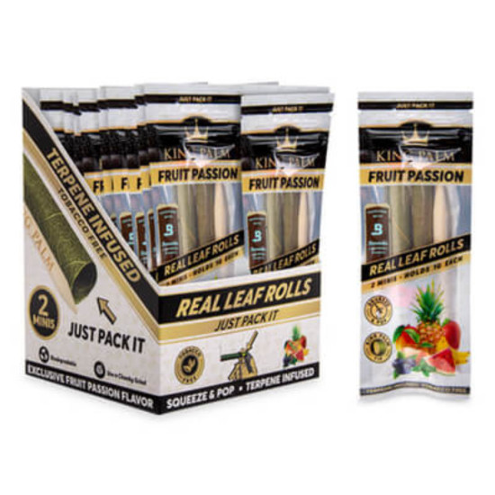 King Palm Fruit Passion Mini Rolls (2 pack) | cones-blunts