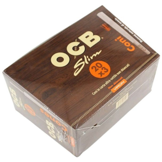  OCB Slim Virgin Box Of 20 Cases Of 3 Cones cones-blunts image