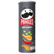 Pringles Potato Snack Hot & Spicy - Pack of 12 x 102g