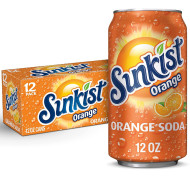 SUNKIST ORANGE CAN 330ML/ 12PCS