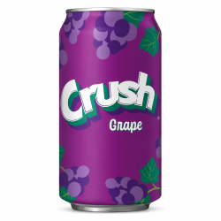 CRUSH GRAPE CANS 12OZ / 12PCS  