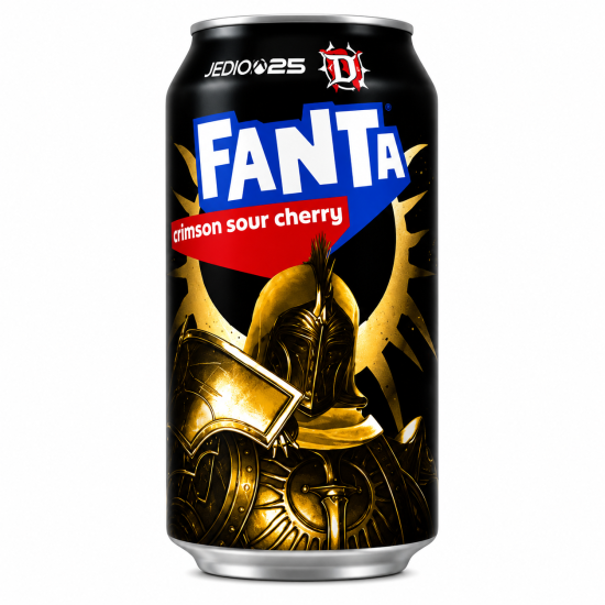 American Fanta Crimson Sour Cherry - Pack of 12 x 12oz 