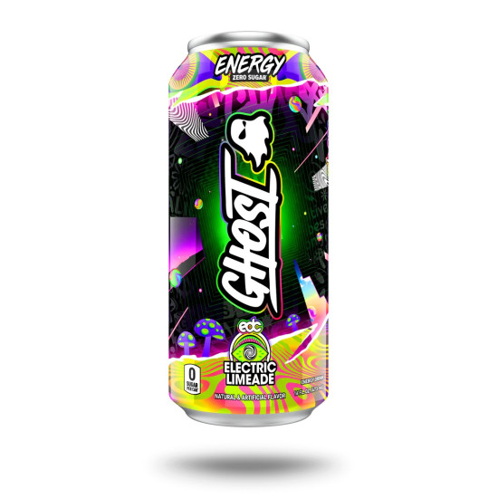 GHOST ELECTRIC LIME 16OZ/ 12PCS Energy & Sports Drinks image