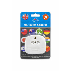 Travel Adaptor SU, EU, to UK 2 to 3 Pin, Plug Convertor Pack of 1