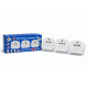 Travel Adaptor SU, EU, to UK 2 to 3 Pin, Plug Convertor Pack of 3 