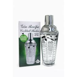 Gin Recipe Cocktail Shaker - 400ml