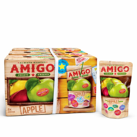 Amigo Apple Flavour Juice Pack of 24 x 200ml image