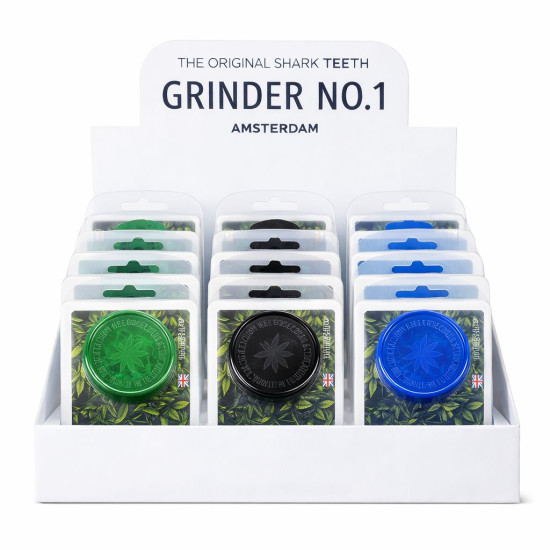 3 Parts Plastic Grinder Magnetic No.1 - Assorted Colours image