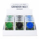 3 Parts Plastic Grinder Magnetic No.1 - Assorted Colours image