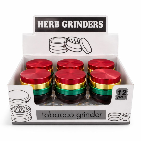 4-Piece Aluminum Herb Grinder [SMK-992] | Grinder