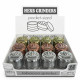 4-Piece Aluminum Herb Grinder [SMK-191] Full Box of 24 | 151 | Grinder