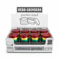 4-Piece Big Aluminum Herb Grinder [SMK-111]