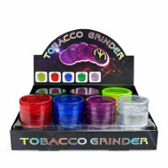 4-Piece Large Plastic Herb Grinder [SMK-1880] Full Box of 12