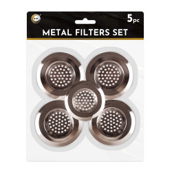 Metal Filters Set - 5Pc