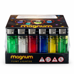 Magnum Flint Lighter Pack of 50 - Assorted Colours