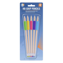  Hb Grip Pencils Pack of 5