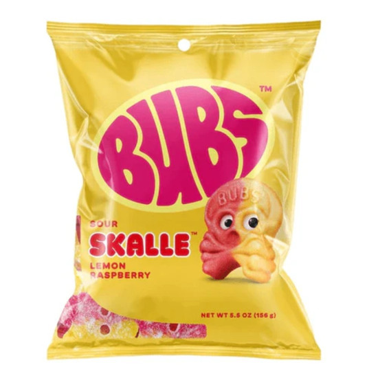 Bubs Sour Diamond Lemon Raspberry - 5.5oz/8