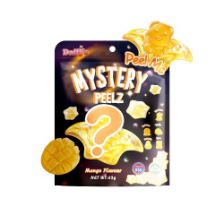 Halal Mystery Peelz Gummies Peelers 65g/24 bags- Mango Flavour