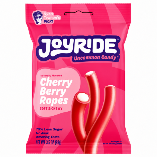 Joyride Cherry Berry Ropes  - Pack of 10 x 3.5oz