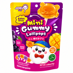 Joku Halal Mini Gummy Lollipops Mystery Flavours - Pack of 10 x 75g