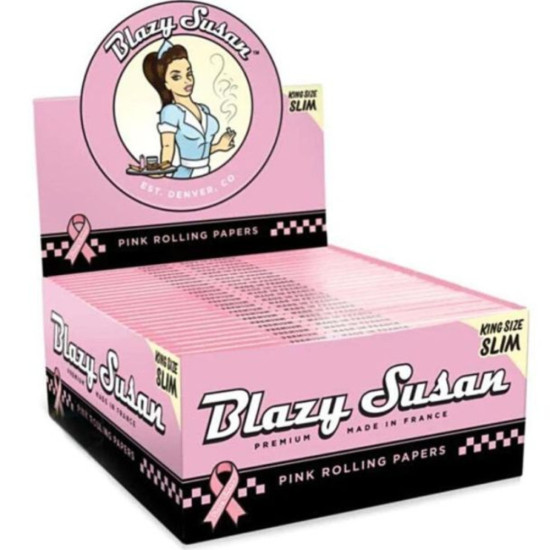 Blazy Susan King Size Slim Pink Papers Rolling papers image