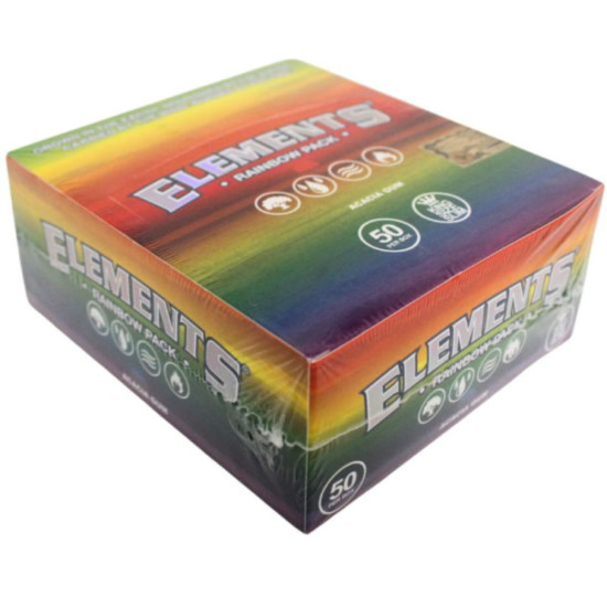  Elements King Size Slim Paper - Rainbow Pack | ELEMENTS | Rolling papers