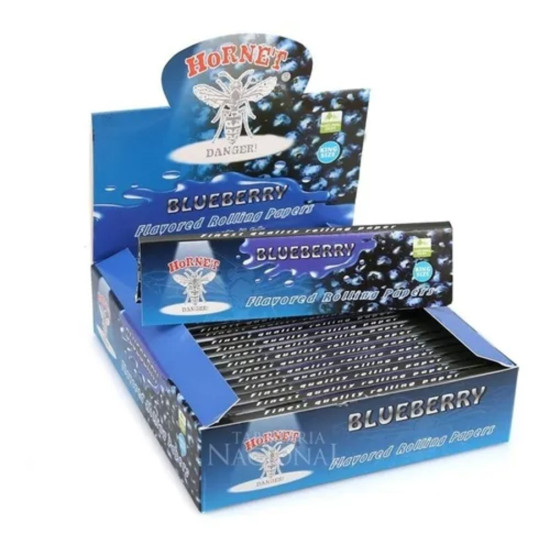 Hornet King Size Paper - Blueberry Rolling papers image