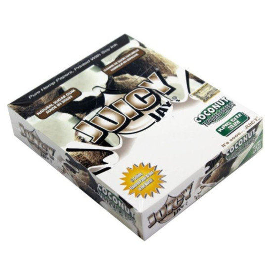 Juicy Jay's King Size Slim Paper - Coconut Rolling papers image