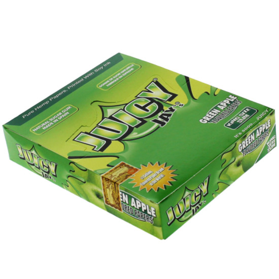 Juicy Jay's King Size Slim Paper - Green Apple image