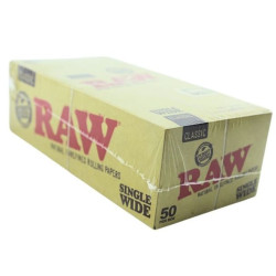 RAW Classic Natural Single Wide Papers