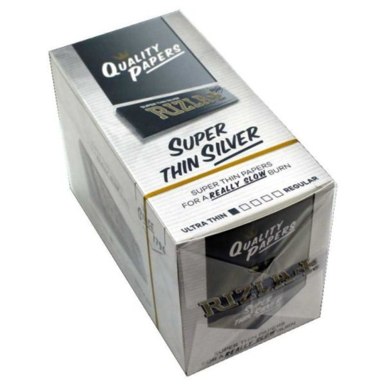 Rizla Regular Super Thin Silver Paper Rolling papers image