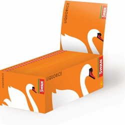 Swan Liquorice Regular Cigarette Rolling Papers Box of 50 