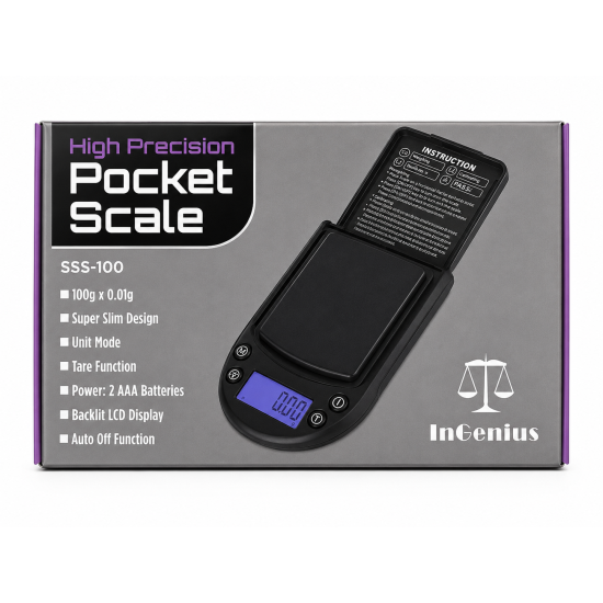 Ingenius Digital Scale SSS-100, 100g x 0.01g - Pack of 1 