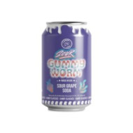 Candy Lips Sour Gummy Worms  - Pack of 12 x 355ml 
