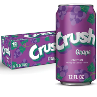 CRUSH GRAPE CANS 12OZ / 12PCS  