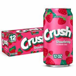 CRUSH STRAWBERRY CANS 12OZ / 12CS