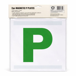 Magnetic P Plates Pack of 2.