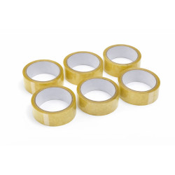 Clear Tape Strong 6rolls x 66m